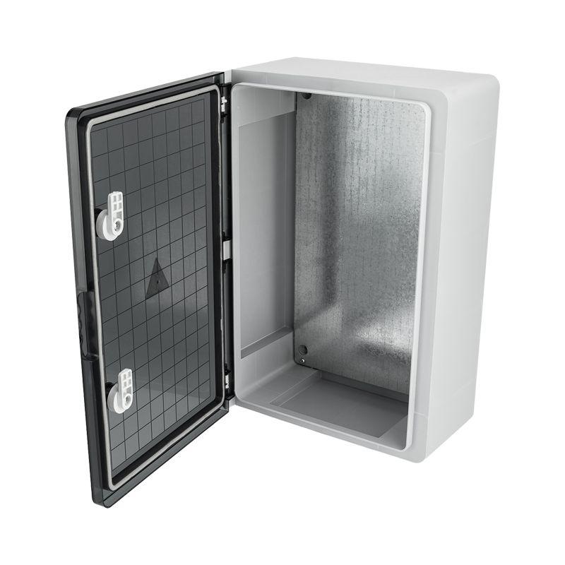 Корпус ЩМПп 450х300х160мм IP65 с прозр. дверцей пластик. Rexant 11-0457