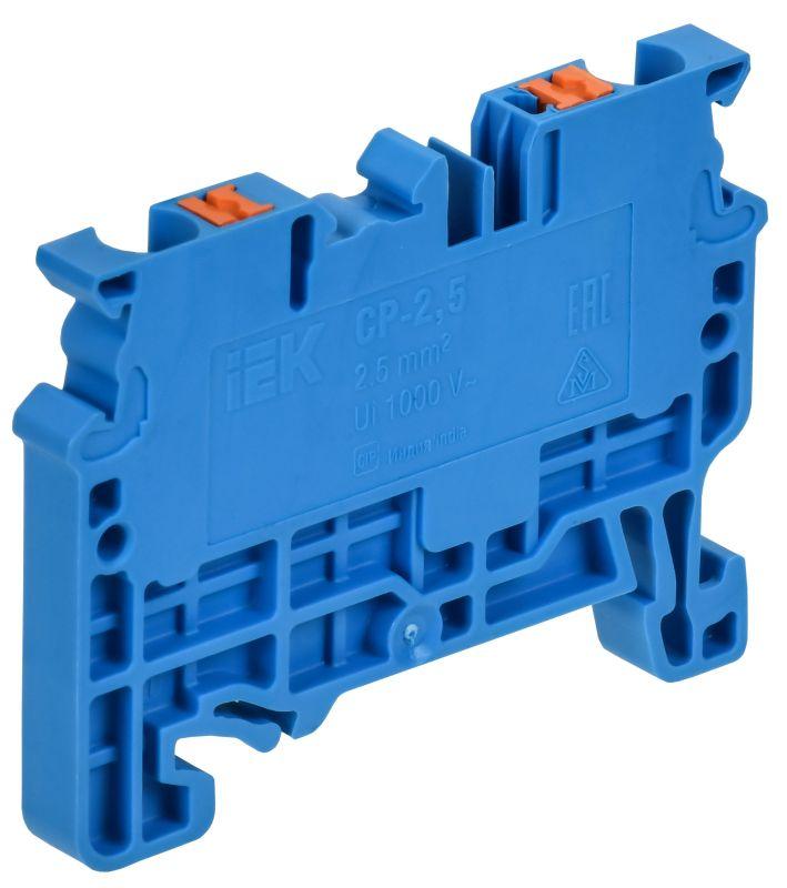 Клемма пружинная Push In CP 2.5кв.мм син. ARMAFIX IEK AF-CT20-00-K07-002