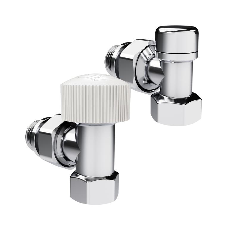 Набор термостатический угловой Design 1/2дюйм М30х1.5 хром Royal Thermo НС-1640380