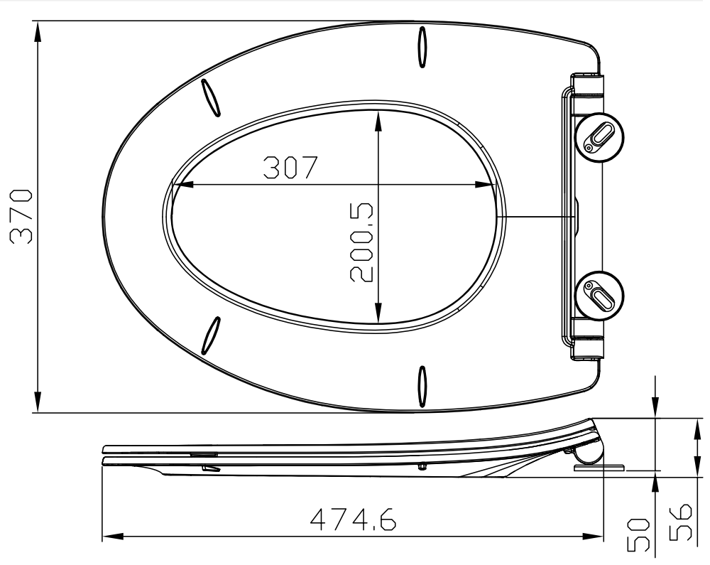 Крышка-сиденье ARROW PG015-ZPA,PP, микролифт, белый