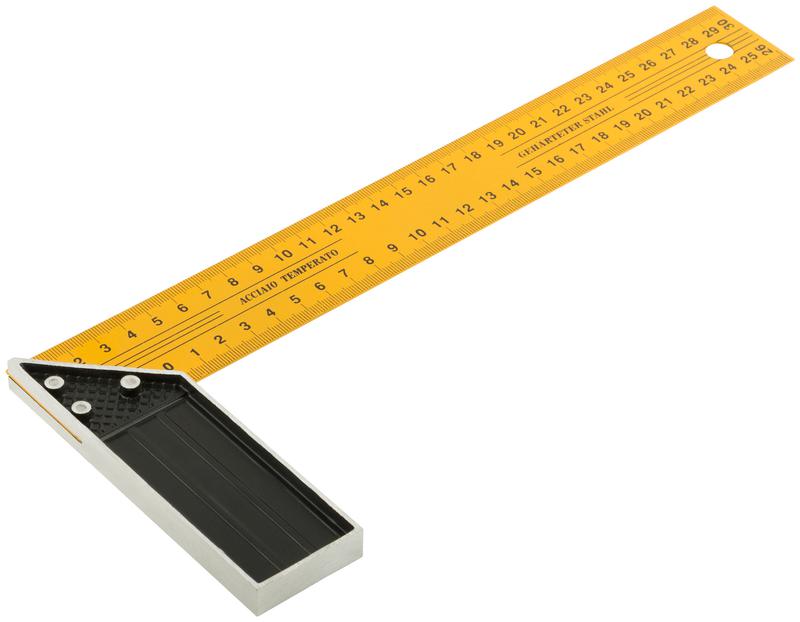 Угольник столярный усилен. желт. 300мм FIT 19430