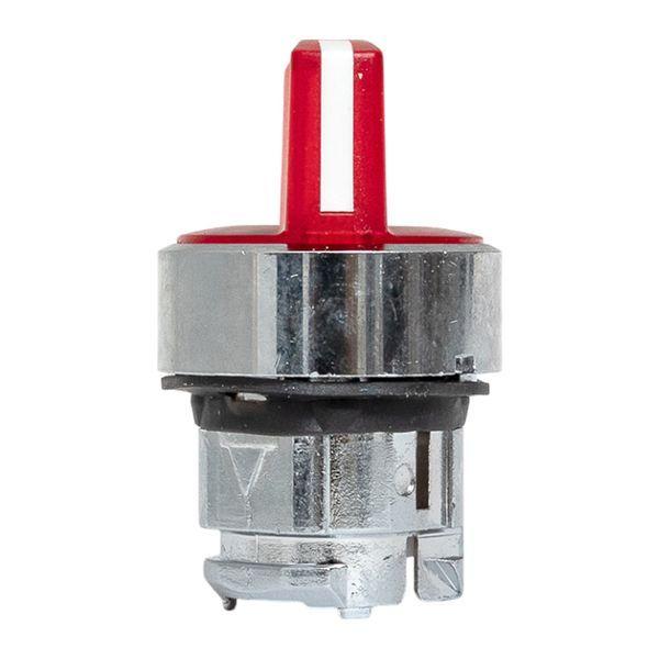 Механизм переключателя исполнительный XB4 IP65 на 2 положения с фиксацией с подсветкой с короткой ручкой красн. EKF XB4BD2FL-R-65