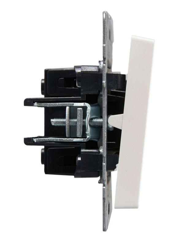 Выключатель проходной 1-кл. СП BRITE ВС10-1-7-БрЖ 10А с индик. механизм жемчуж. IEK BR-V12-1-10-K36