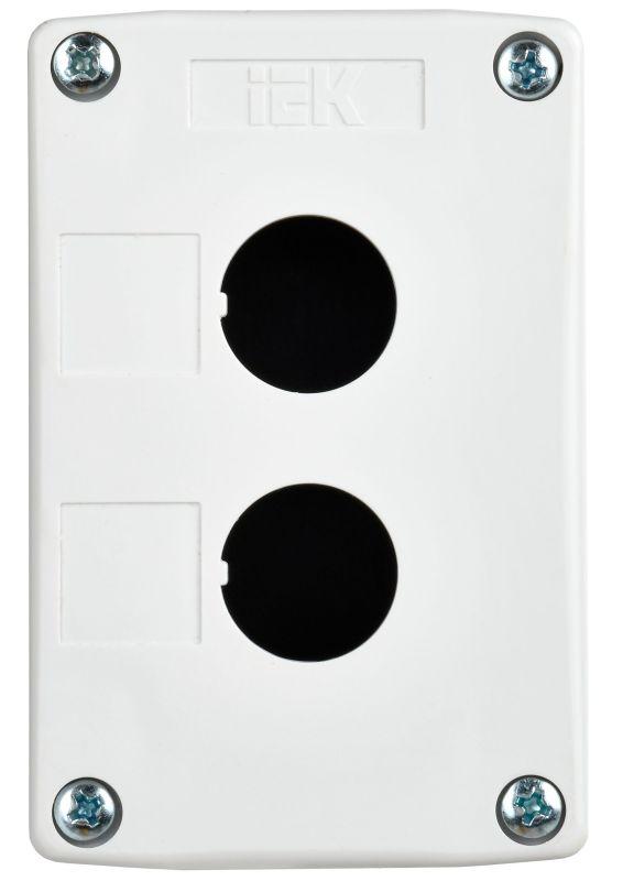 Корпус КП102-Р 2-м для кнопок бел. IEK BKP10-2-K01-R