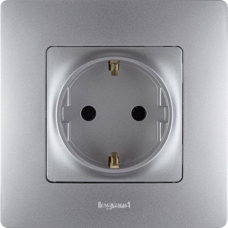 Рамка 1-м Etika алюм. IEK 672551