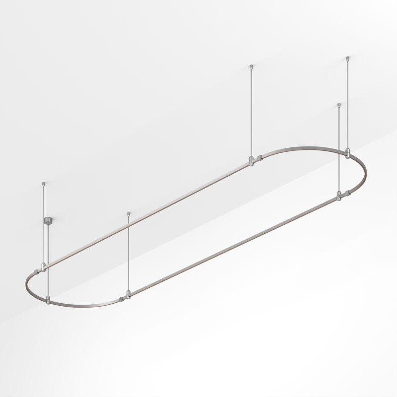 Трек ART-APRIORI-OVAL-ROD-800-4000х1000 TN IP20 метал. Arlight 054532