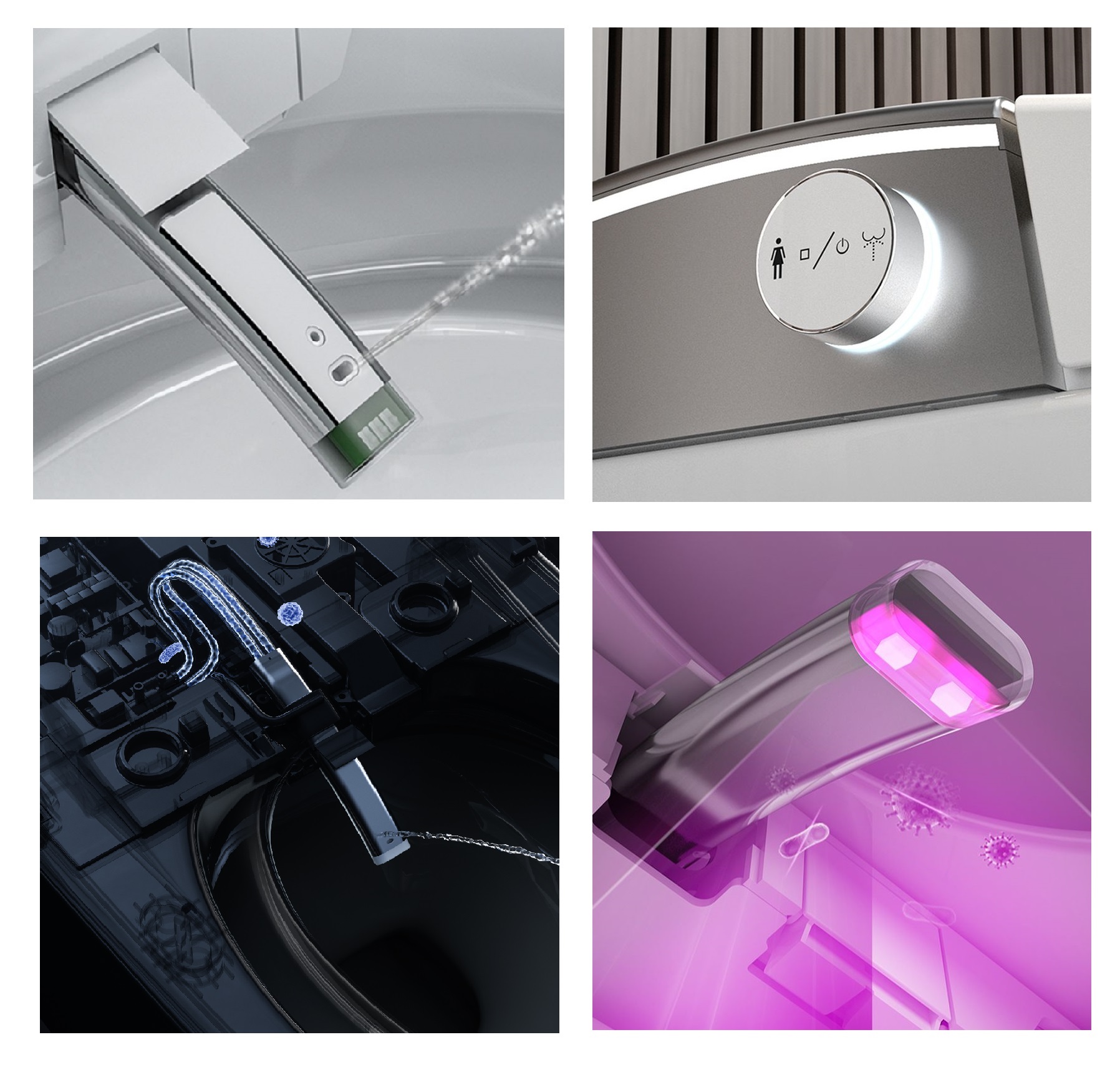 Унитаз MIRELLA Smart напольный с дистанционным управлением Ceruttispa CT10615 (680x400x470)