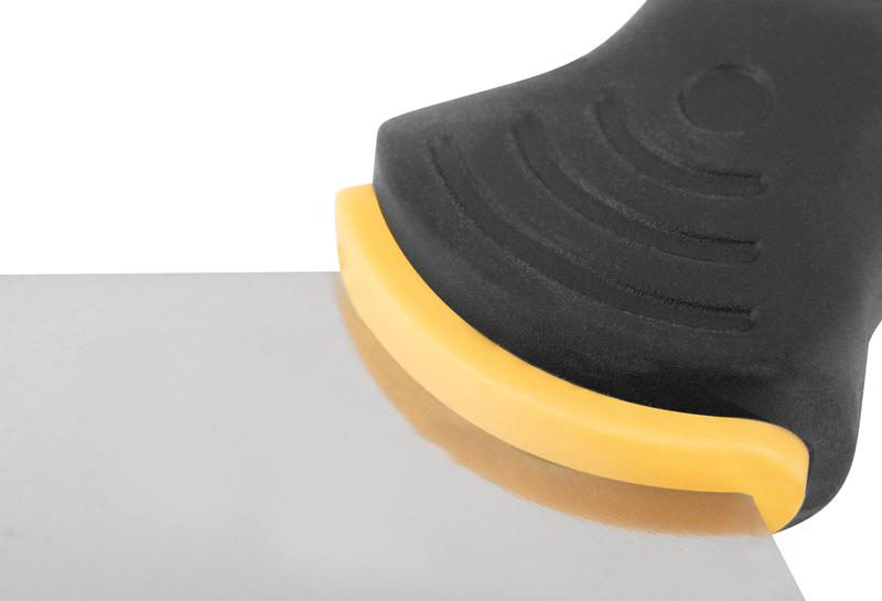 Шпатель нерж. сталь прорезиненная ручка 6дюйм (150мм) FIT 06698