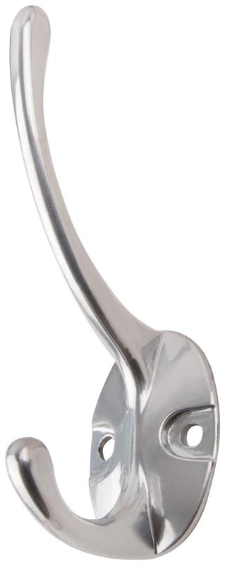 Крючок-вешалка двойн. хром 66871