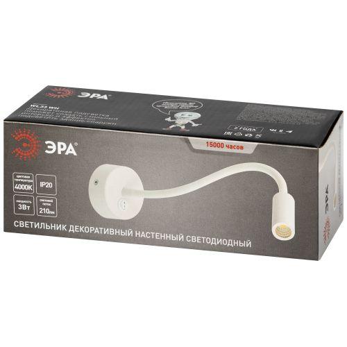 Светильник WL 33 WH 3Вт IP20 настенный бел. ЭРА Б0056392