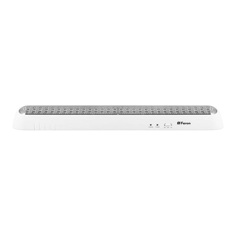 Светильник EL17 90 LED AC/DC аккумуляторный бел. FERON 12898