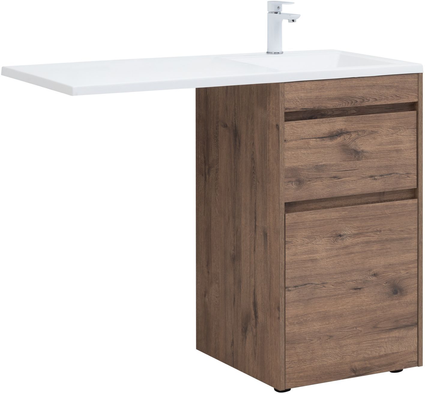 Тумба Токио 48 напольная 2 ящика цв. Дуб Веллингтон (333647)