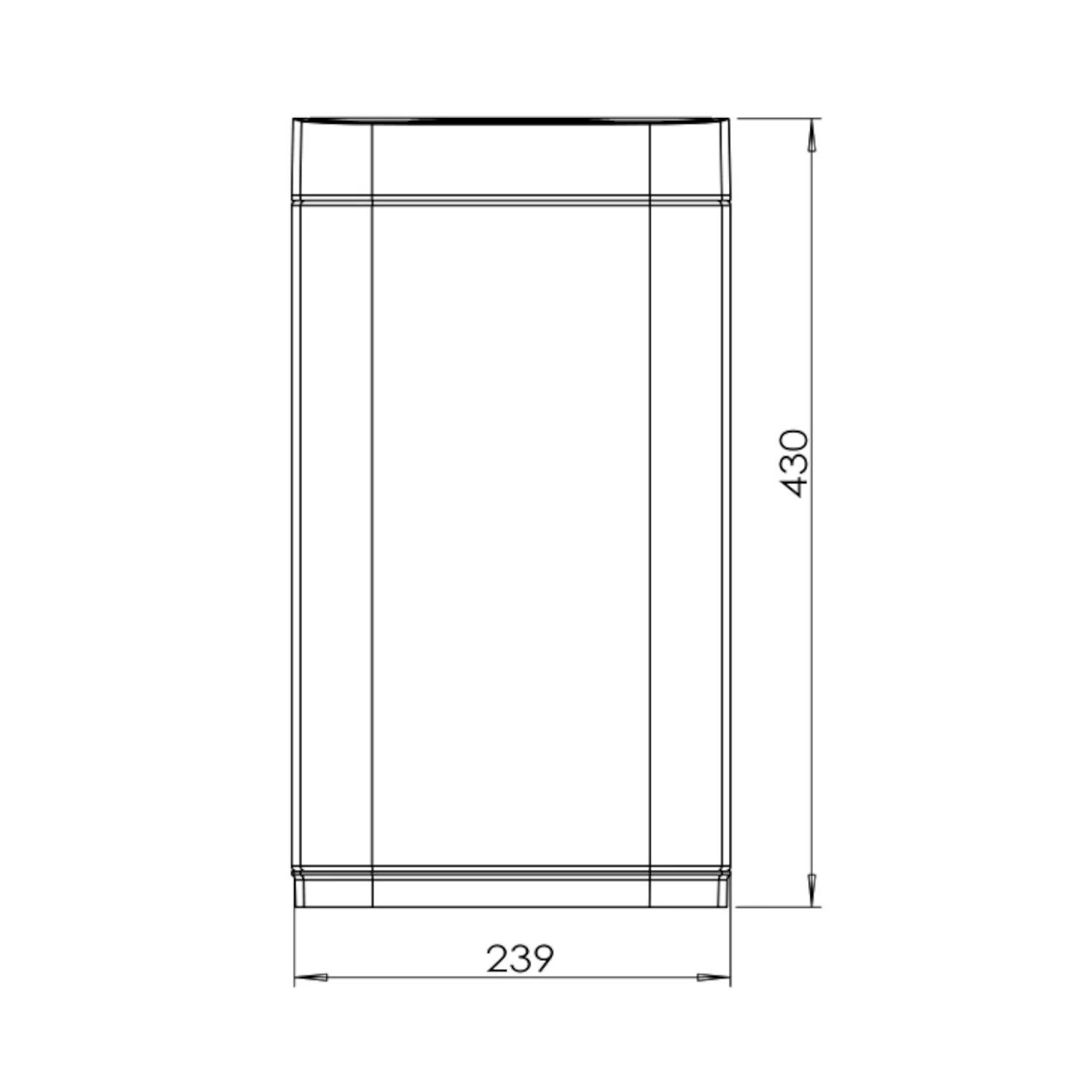 Сенсорное ведро JAVA S-883-12R, 12 литров