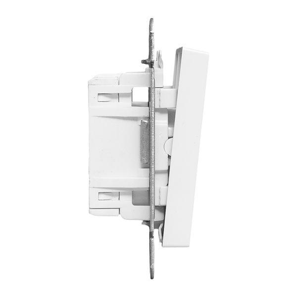 Выключатель перекрестный 2-кл. СП Эпика механизм бел. EKF UP1-SWW-22