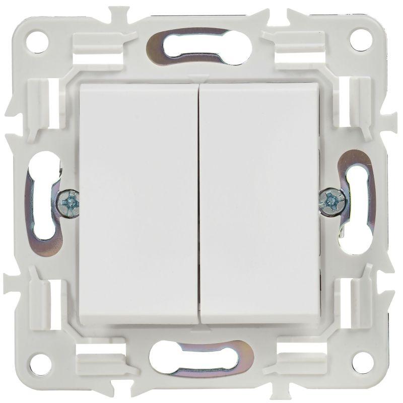 Выключатель перекрестный 2-кл. SKANDY 10А SK-V06W арктич. бел. IEK SK-V23-0-10-K01