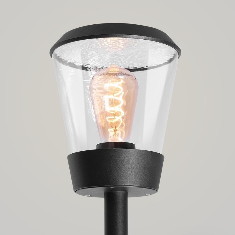 Светильник Faro 1х23Вт E27 IP54 бра настен. Maytoni O039WL-01B