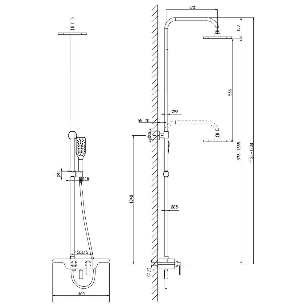 Душевая программа для ванны Lemark Tropic (LM7006C)