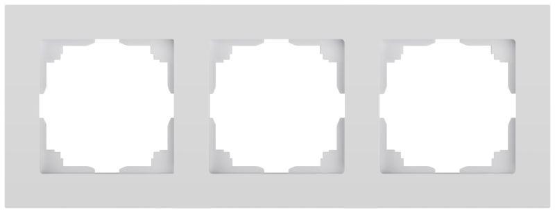 Рамка 3-м СП Accent 6-503-01 бел. Intro Б0063737