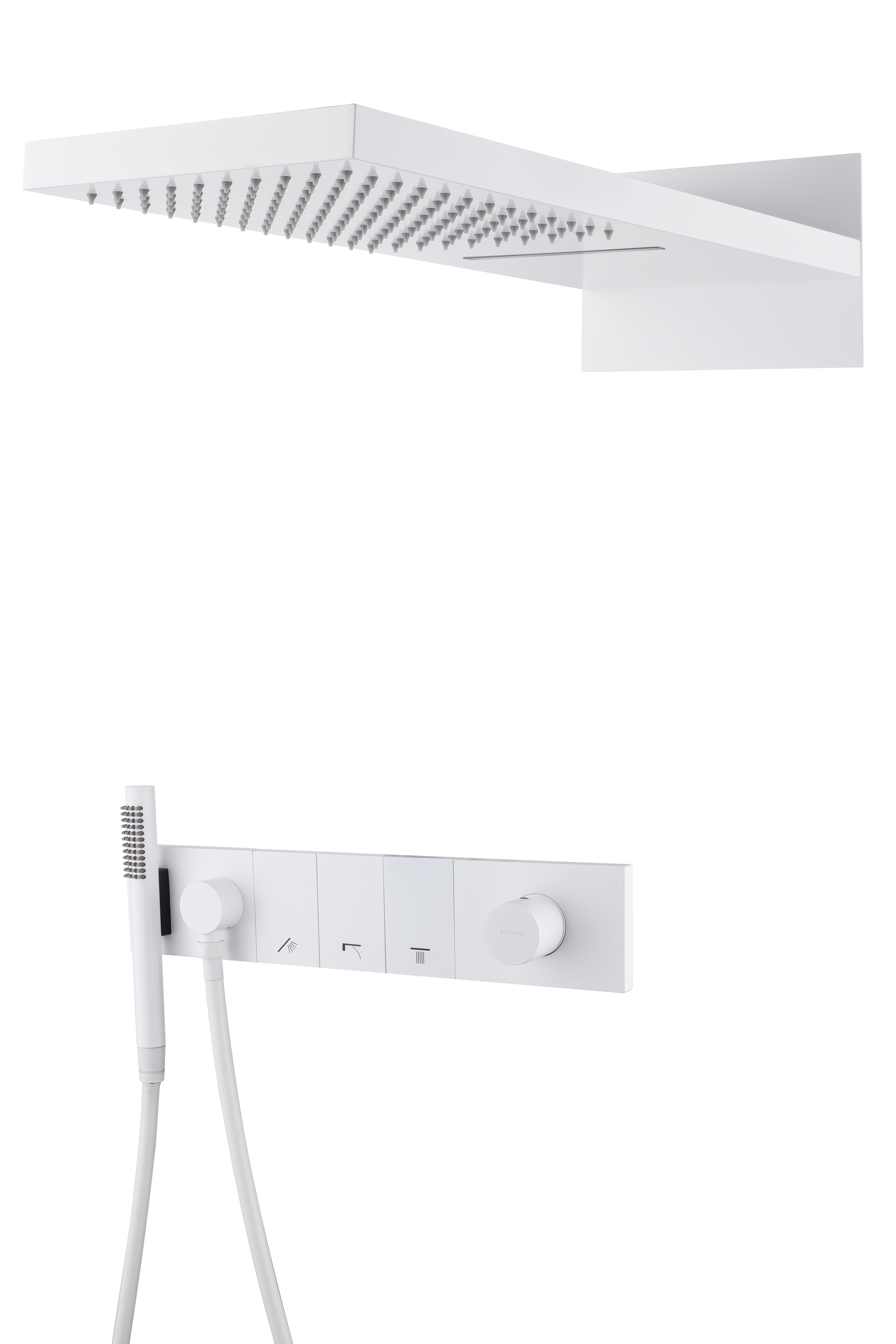 Встроенная душевая система  ZODIAC с термостатом, трехпозиционная GOLD