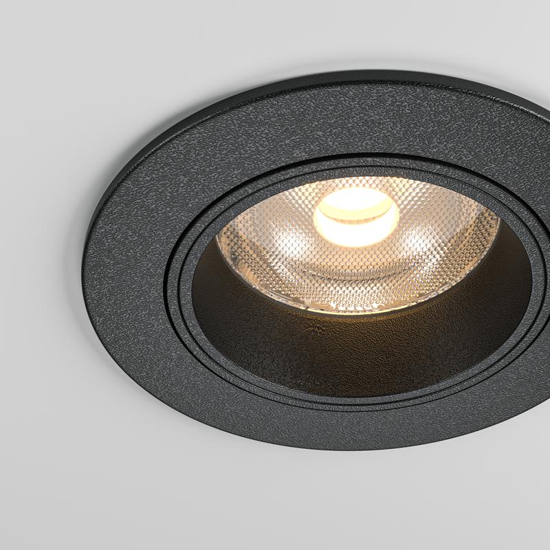 Светильник FOCUS LED 12Вт 3000К 60град. встраив. Maytoni DL125-L12-3K-B
