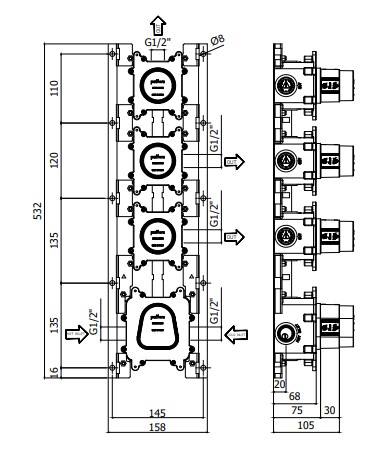 Paffoni MODULAR BOX MDBOX019 нейтральный