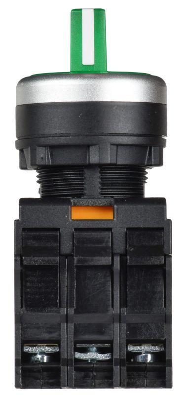 Переключатель 3 полож. 2НЗ с подсветкой зел. MASTER IEK MI-SW60-20XD-4-14-3-K06