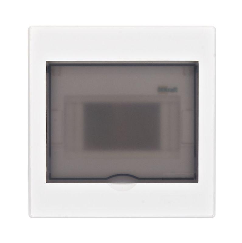 Корпус встраиваемый дв. 1 ряд 6 мод. IP41 ЩРВ-П пласт. прозр. DEKraft 31051DEK