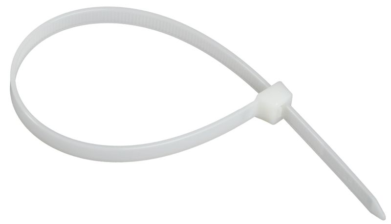 Хомут 7.6х280мм P6.6 стандартный бел. (уп.100шт) IEK UHH30-D076-280-100-K01