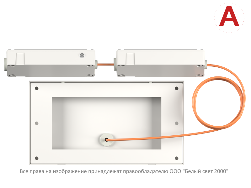 Светильник аварийный BS-CUSTOS-51-L1-INEXI 4000К White (-60) Белый свет a32338