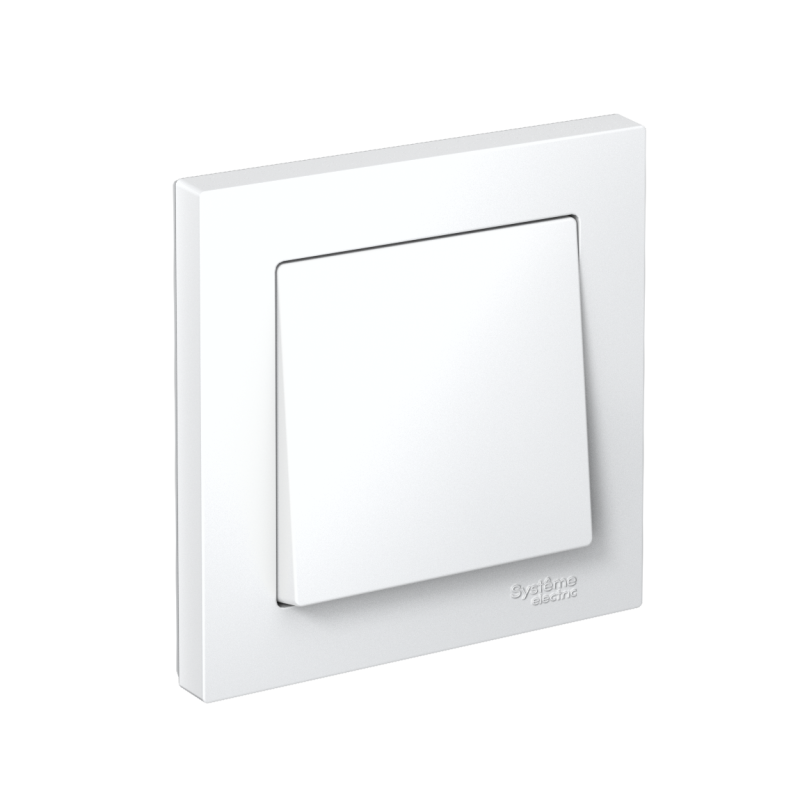 Выключатель 1-кл. AtlasDesign (сх. 1) 10AX быстрозажим. клем. в сборе бел. SE ATN000112S