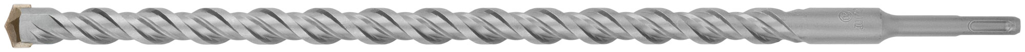 Бур по бетону SDS PLUS, Профи, W-образная вставка, двойная спираль, 20 х 460 мм