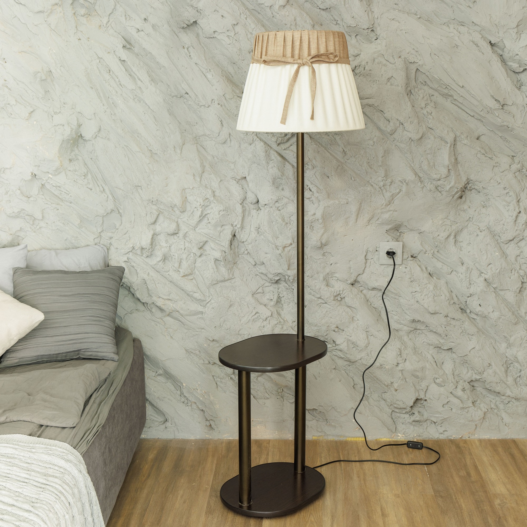 Светильник НТБ-11-60-103 Черри со столиком овал   венге