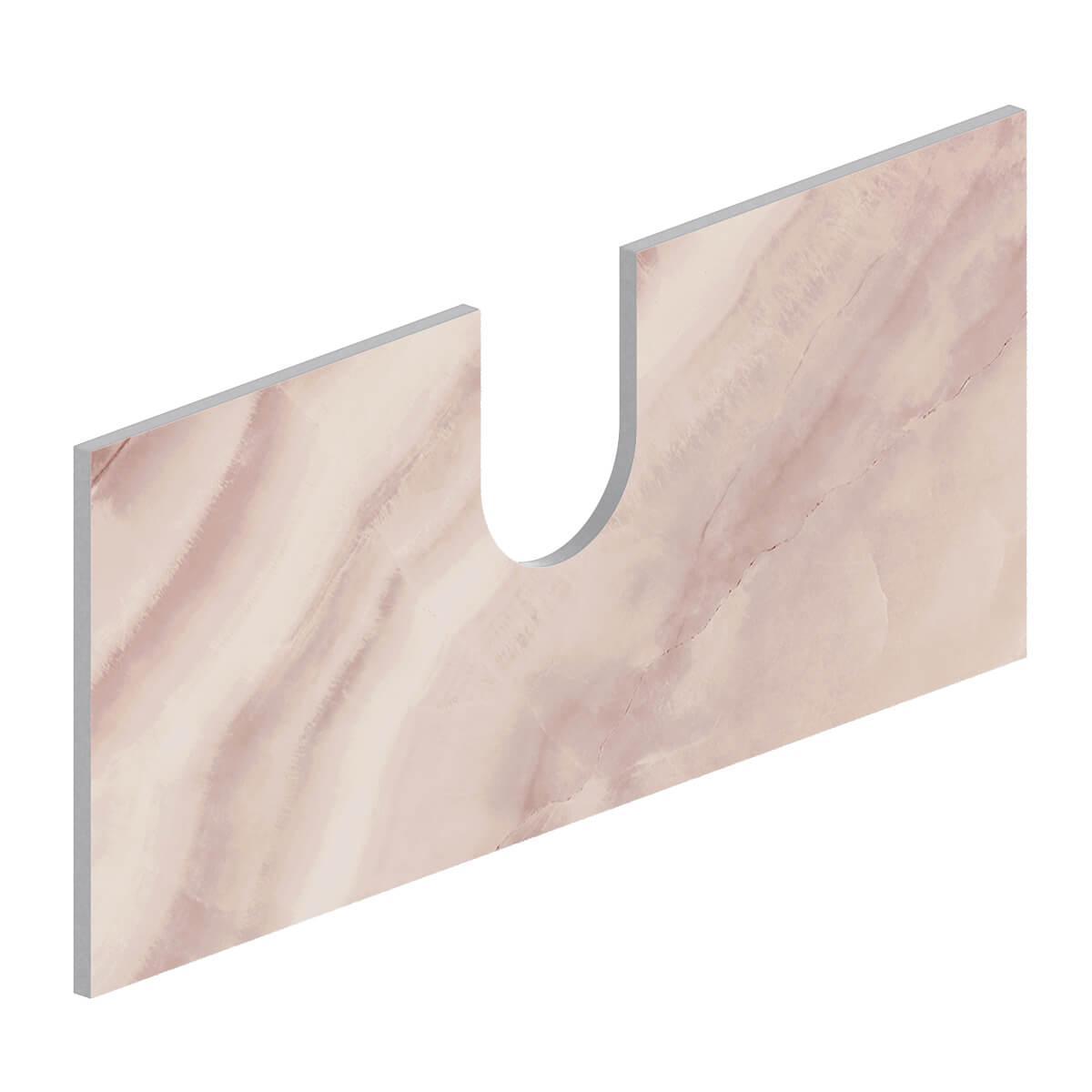 Спец. изделие декоративное CONO Onice розовый (задняя стенка)