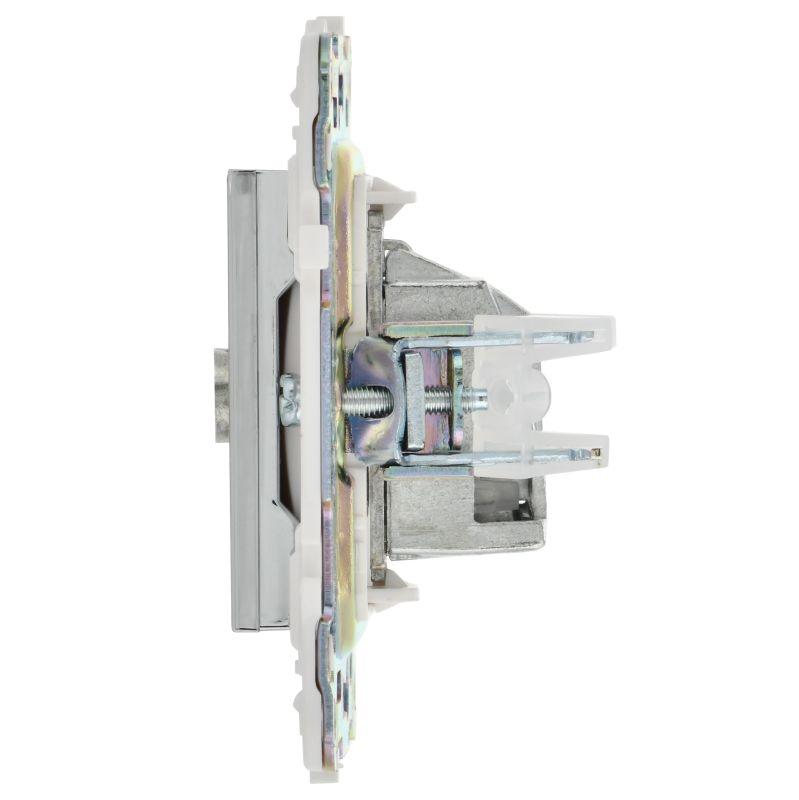 Розетка TV оконечная SKANDY SK-A12N никель IEK SK-A10-O-K50