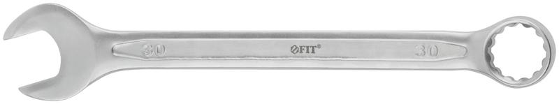 Ключ комбинированный усиленный "Гранд" CrV холодный штамп 30мм FIT 63295