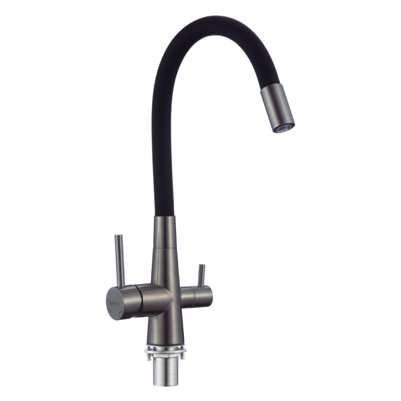 Смеситель для кухни с подключением к фильтру Fmark FS1062-Q01, графит