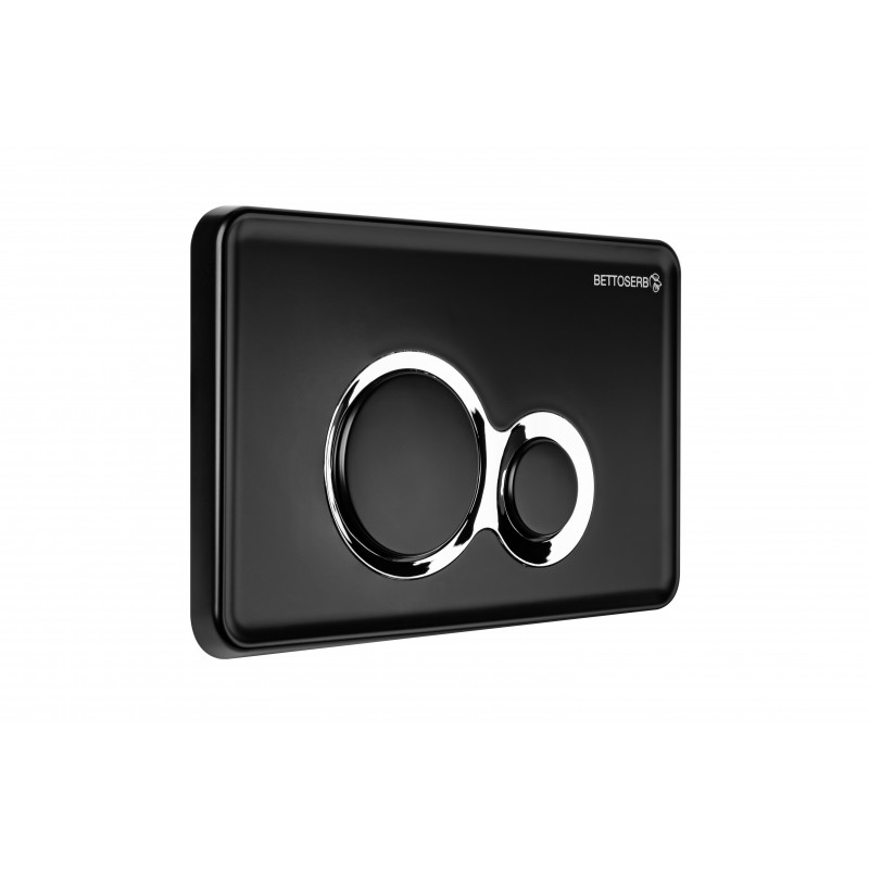 Сет инсталляция sava fix slim+клавиша смыва duo черный матовый/хром глянец SET40006461 BETTOSERB