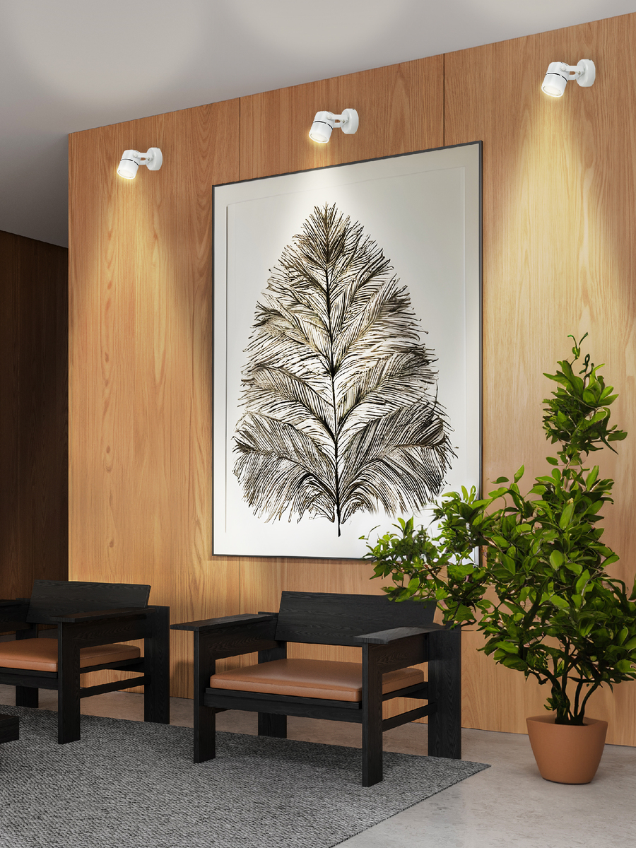 Светильник Накладной, белый OL4 GU10 WH (50/900)