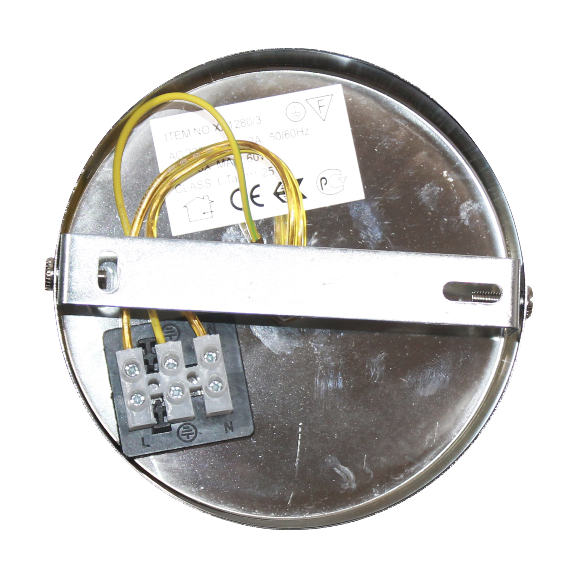 Светильник потолочный НПБ 01-5х60-158 Е27 ИУ 11280-3/5 хром (Плафон 8313)