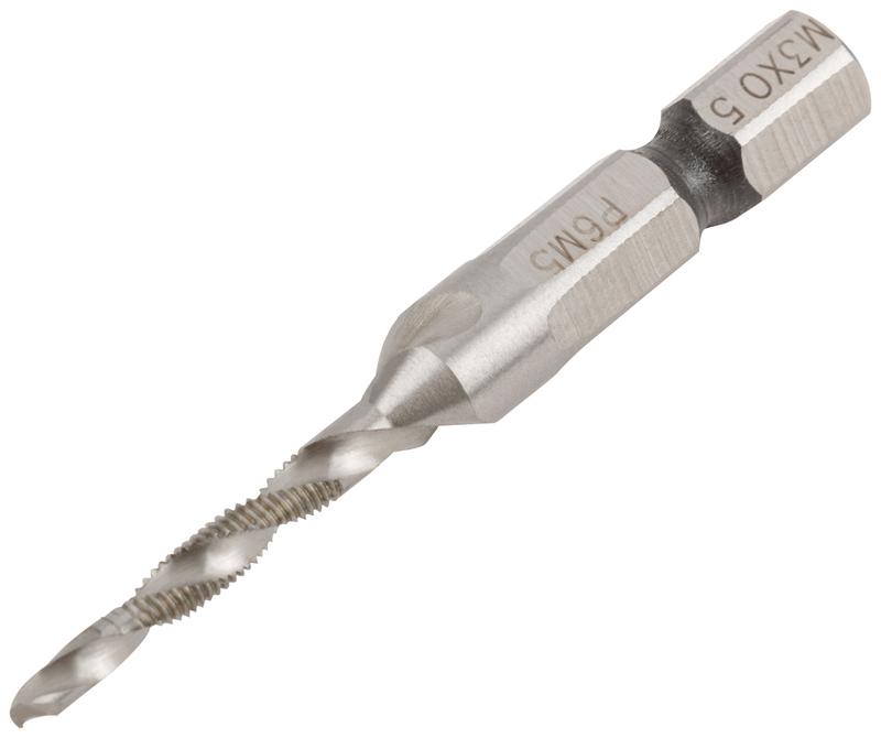 Сверло-Метчик комбинированноеметрическое. быстрорежущая (HSS) сталь Р6М5 м3х0.5мм 16/54мм FIT 70900