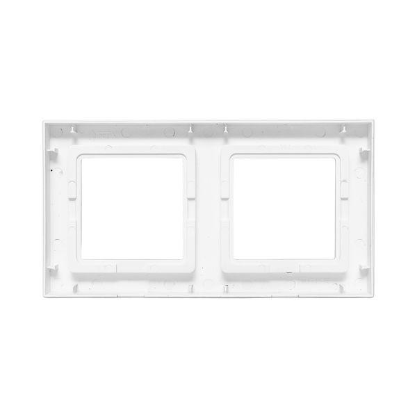 Рамка 2-м Эпика IP44 пластик алюм. EKF UP1-FPA-02-44