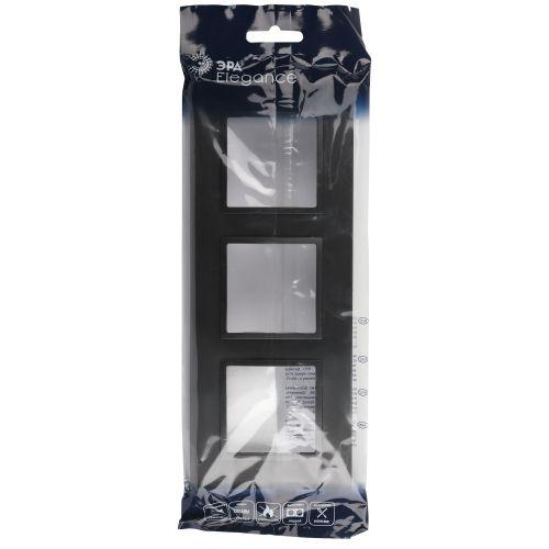 Рамка 3-м Elegance 14-5013-05 Classic антрацит Эра Б0060585