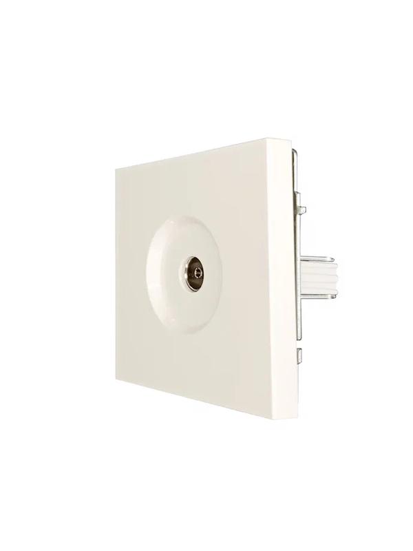 Розетка ТВ оконечная СП ZIMA IP20 слон. кость LEZARD 704-9088-130