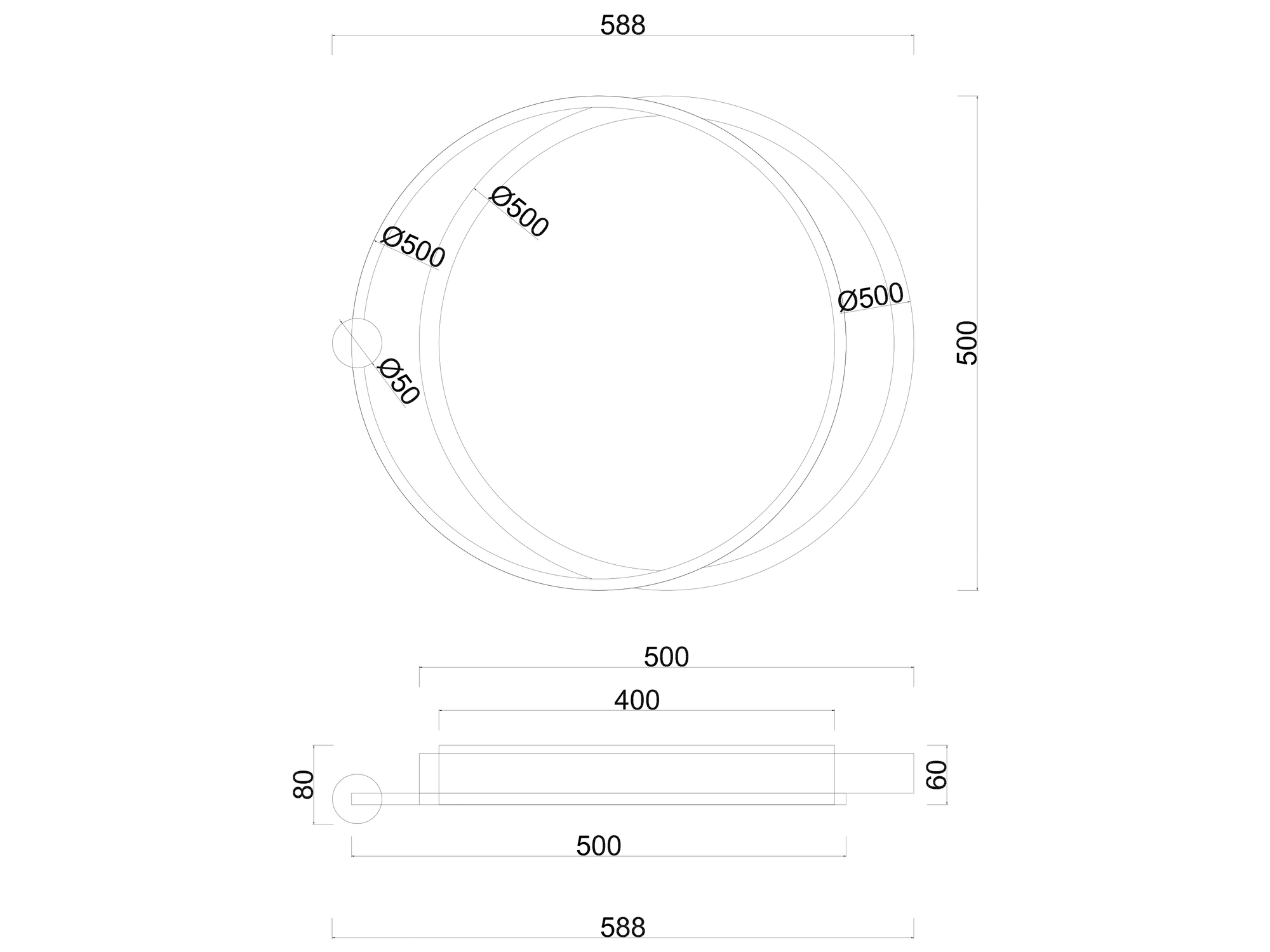 Светильник Потолочный ARTE LAMP ALSAFI A2657PL-1BK 1*LED Металл Белый