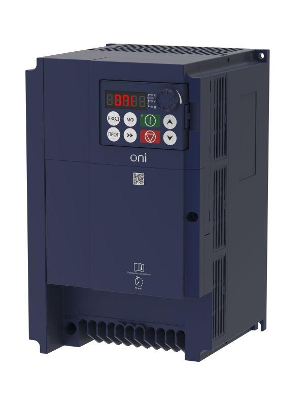 Преобразователь частоты FC-430 380В 7.5-11кВт 17-25А встроен. тормозной модуль ONI FC-430-33-075G11PT