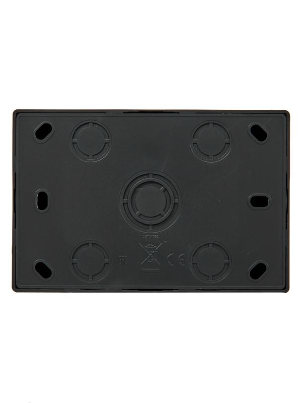 Розетка 2-м ОП LETO с заземл. закрытый корпус ПБТ черн. бархат LEZARD 752-4200-127B