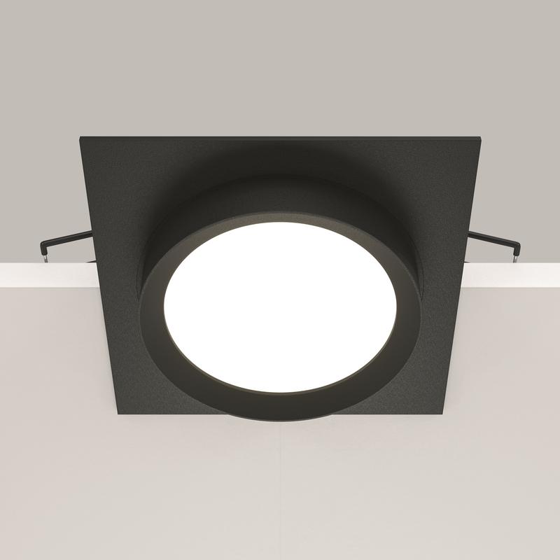 Светильник Hoop 1х12Вт GX53 встраив. Maytoni DL086-GX53-SQ-B