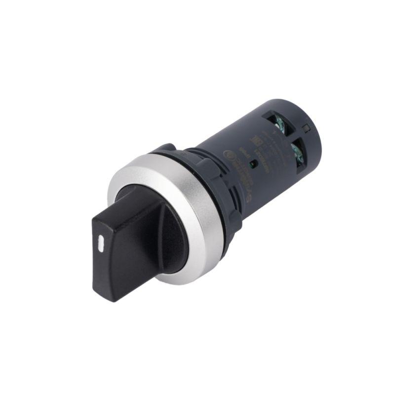 Переключатель SB7 моноблочный 22мм 2поз. с фиксацией металл 1НО+1НЗ IP65 SE SB7ED25