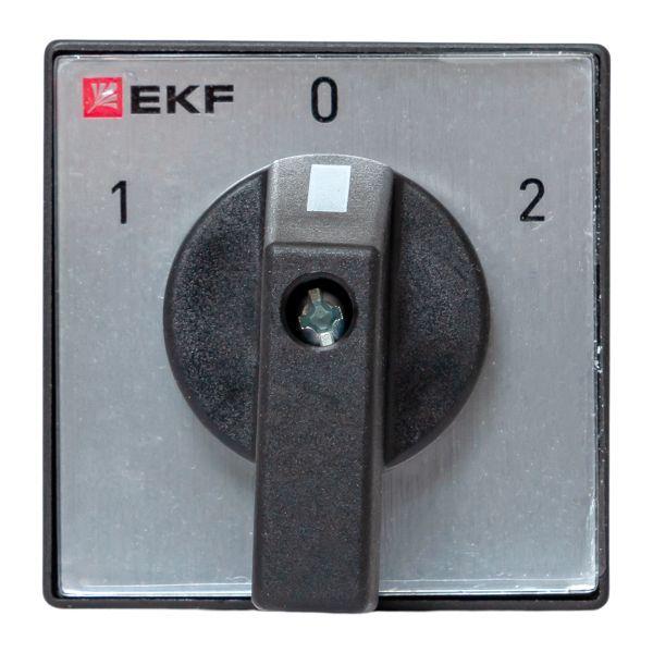 Переключатель кулачковый ПК-1-21 1п 10А "1-0-2" IP65 EKF pk-1-21-10-65