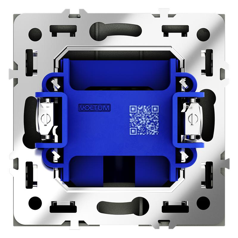 Вывод кабеля СП S70 механизм титан Voltum VLS080206